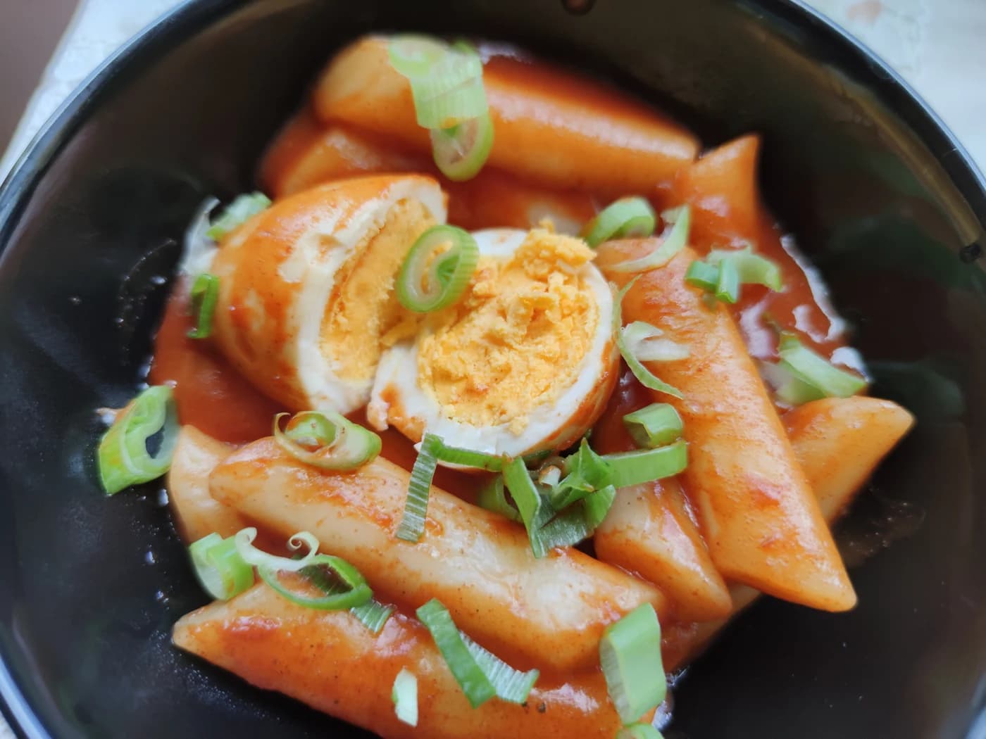 Tteokbokki için temsili yemek fotoğrafı