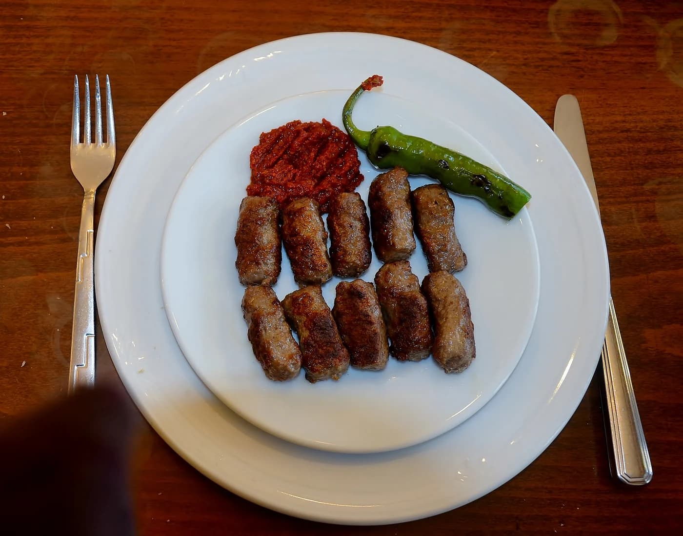Tekirdağ Köftesi için temsili yemek fotoğrafı