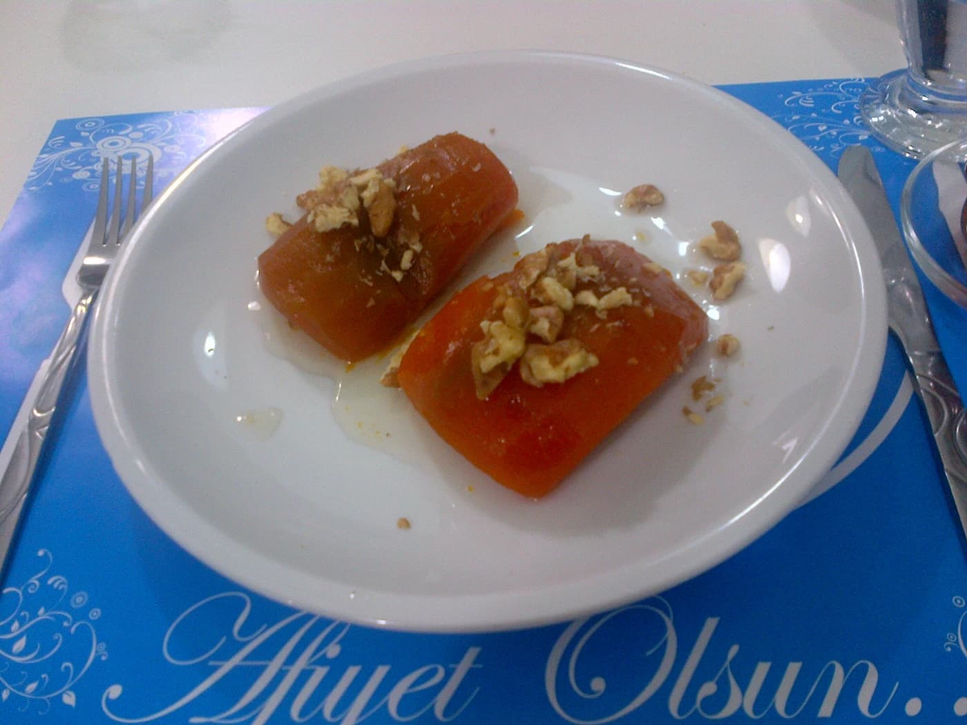 Antalya Kabak Tatlısı için temsili yemek fotoğrafı