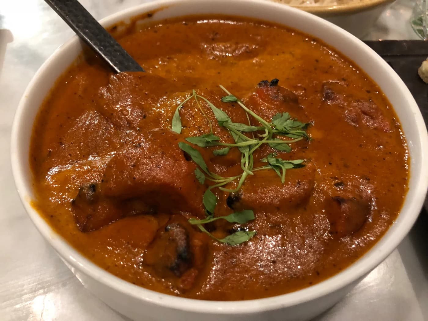 Butter Chicken için temsili yemek fotoğrafı