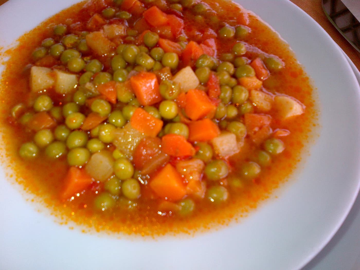 Bezelye Yemeği için temsili yemek fotoğrafı