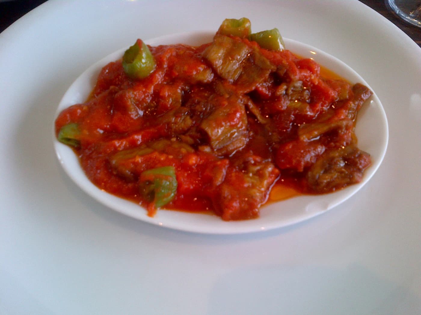 Şakşuka için temsili yemek fotoğrafı