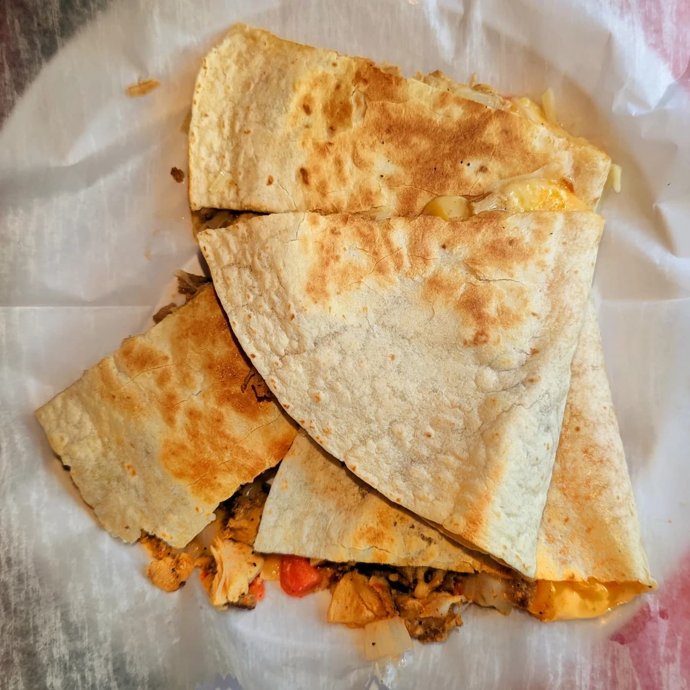 Tavuklu Quesadilla için temsili yemek fotoğrafı