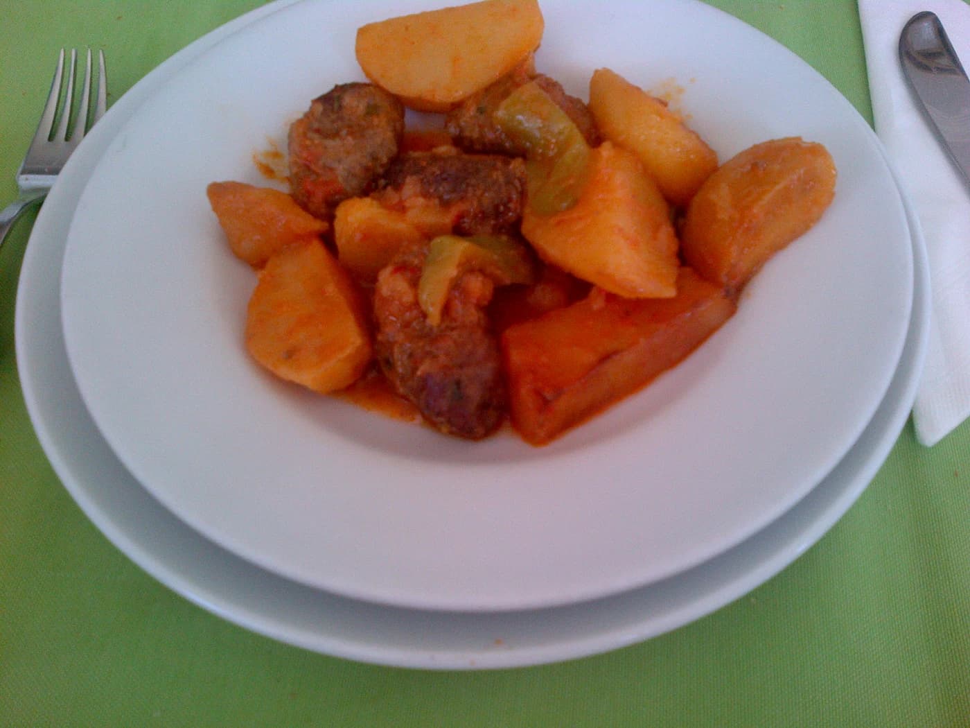 İzmir Köfte için temsili yemek fotoğrafı