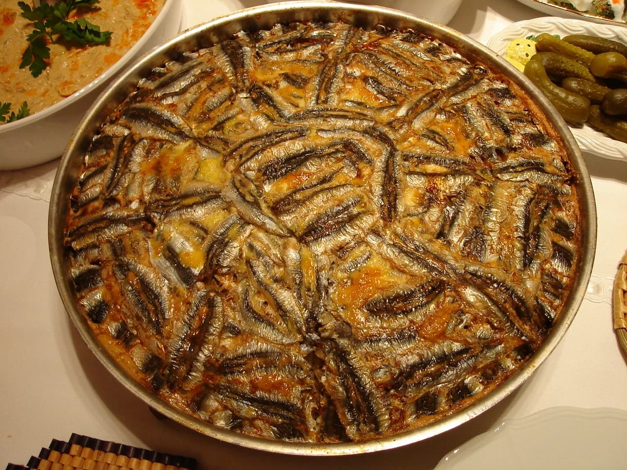 Hamsili Pilav için temsili yemek fotoğrafı