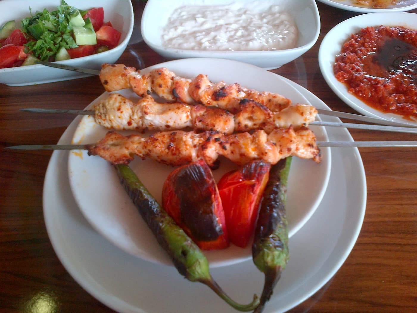 Tavuk Şiş için temsili yemek fotoğrafı
